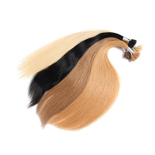 1B Remy Braziliaanse Steil Haar 20 Inch Ik Tip Human Hair Extensions 0.5G/Strengen Pure Kleur Tip Haar Europese Salon stijl