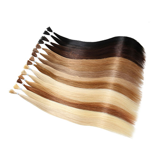 1B Remy Braziliaanse Steil Haar 20 Inch Ik Tip Human Hair Extensions 0.5G/Strengen Pure Kleur Tip Haar Europese Salon stijl
