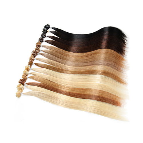 # 1B Remy Straight Nail U Tip Human Hair Extensions Fusion Salon Stijl Echt Haar 20 &quot;Natuurlijke Zwarte 120G 200 Strengen PreColored