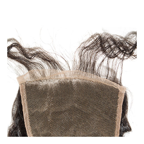 Braziliaanse Diepe Krullend Kant 4 ''x 4'' Sluitingen Maagd Menselijk Haar Knopen Gebleekte Gratis deel Stijl Medium Bruin