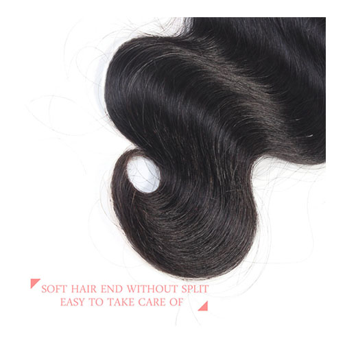 Braziliaanse Body Wave 13x4 Kant Frontale Sluiting Oor om Oor Pre Geplukt Met Baby Haar Remy Menselijk Haar Gratis deel