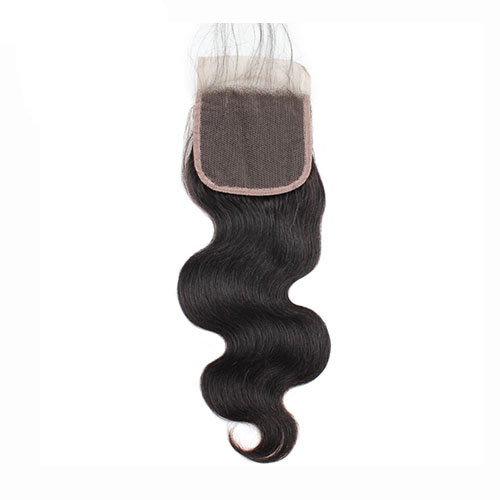 Haar Indian Body Wave Sluiting met Baby Haar 8-20 inch Remy Sluiting Natuurlijke Kleur Menselijk Haar Vetersluiting 1 ST alleen